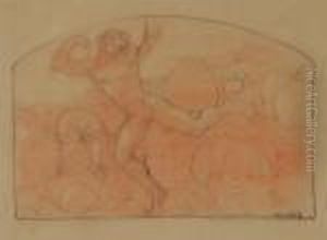 Figura Maschile Uomini In Piscina by Rubaldo Merello