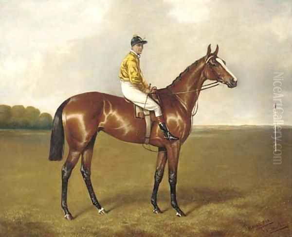 Flying Fox with jockey up - view 1