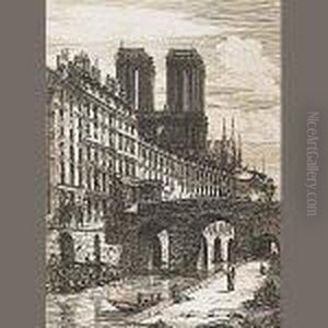 Le Petit Pont by Charles Meryon