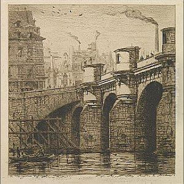 Le Pont-neuf (two States) - view 1