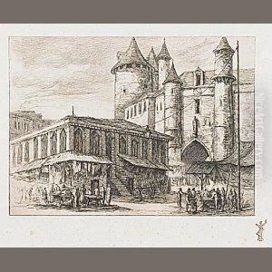 La Rue Des Toiles, A Bourges; Ancienne Habitation A Bourges; Le Grand Chatelet