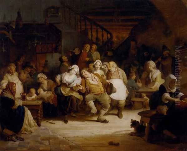 Figures In A Tavern - view 1