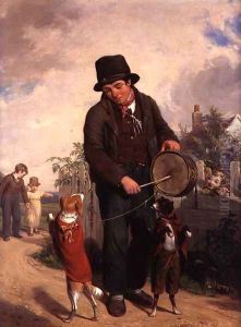 The Strolling Player by William Frederick Witherington