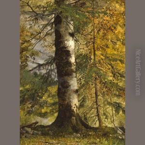 A Study Of A Tree by Achille-Etna Michallon
