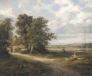 Noon day rest by William Frederick Witherington