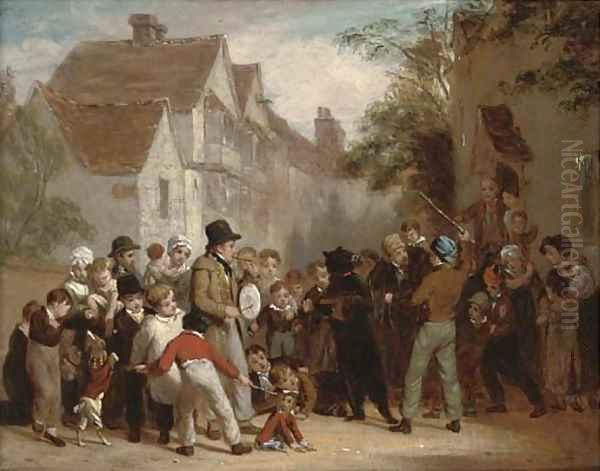 The dancing bear by William Frederick Witherington