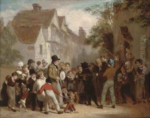 The dancing bear by William Frederick Witherington