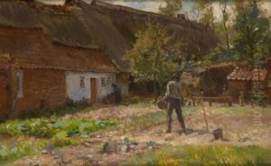 Travail Au Potager by Joseph Middeleer