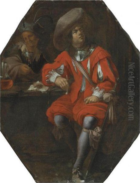 A Gentleman Seated In A Tavern - view 1