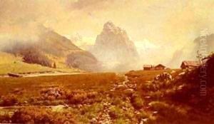 The Swiss Alps by Frederick Judd Waugh