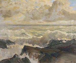 Crashing Surf by Frederick Judd Waugh