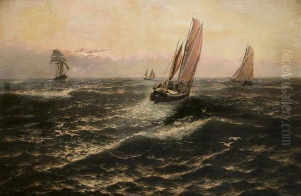 'a Summers Morn. In The Channel"" - view 1