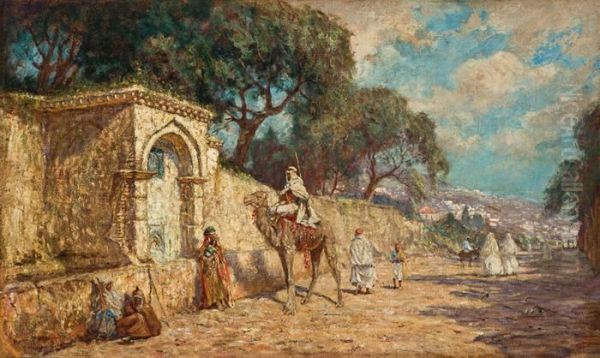A Street Scene In Algiers - view 1