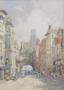 Dutch Town Scene