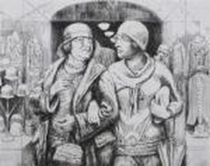 Women Shopping by Kenneth Hayes Miller