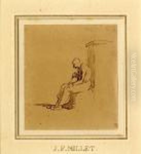 Sitting Man - view 1
