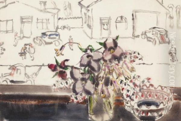 Wild Flowers On The Window Ledge I - view 1