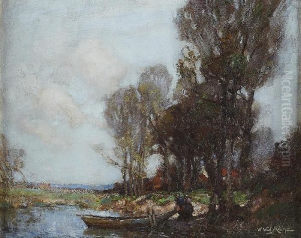 Punt On A River Bank - view 1