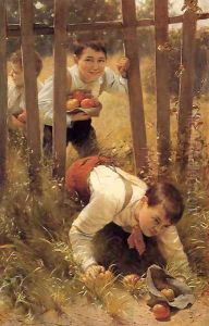 Stealing Apples by Karl Witkowski
