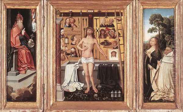 Triptych of Abbot Antonius Tsgrooten 1507 - view 1