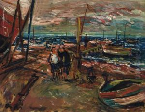 Figures By The Dock
