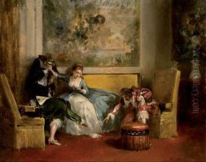 Escena Galante by Francisco Miralles Galup