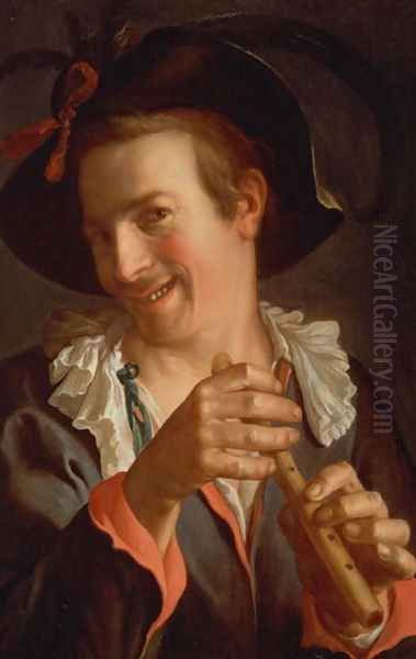 A Jester holding a Flute, 1623 - view 1