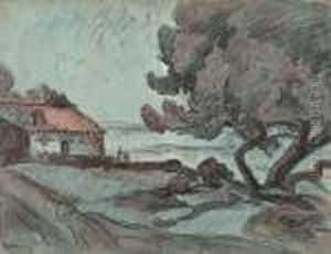 Crepuscule Anime En Bretagne by Jean Misceslas Peske