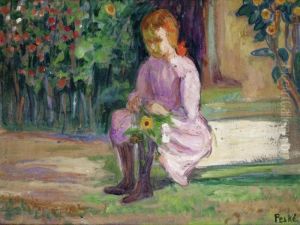 Girl With Flowers Girl With Flowers