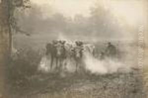 Attelage Fumant by Leonard Misonne