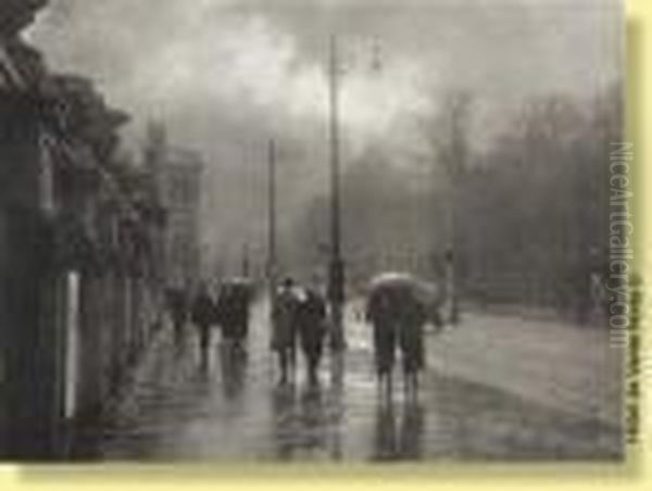 Rue Royale Sous La Pluie - view 1