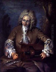 Man Playing a Hurdy-Gurdy