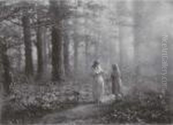 Landscape With Two Girls - view 1
