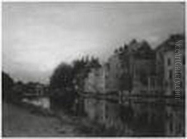 Houses On A Canal - view 1