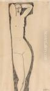 Cariatide by Amedeo Modigliani
