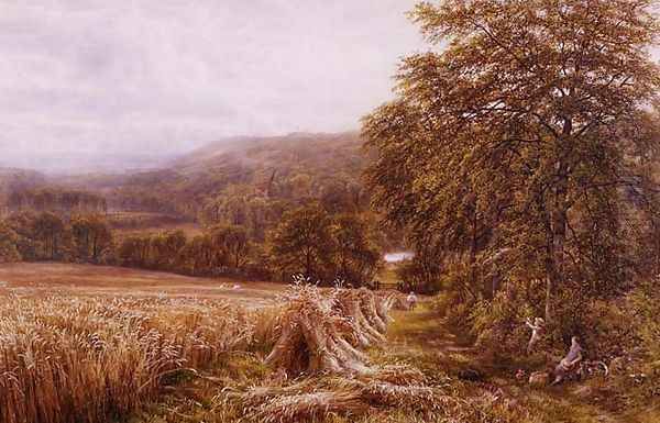 Harvest Time on the Dart by Edmund George Warren