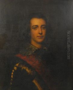 Portrait Of A Young Man In Armor by Claes Cornelisz Moeyaert