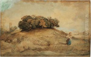 Der Hain Der Egeria Bei Rom by Victor Paul Mohn