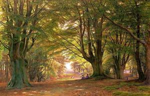 Playing in the beech wood, 1876 Playing in the beech wood, 1876