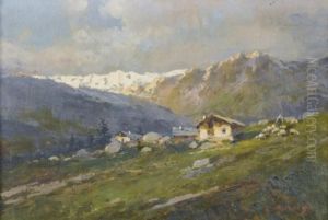 Alp Mit Schafherde Alp Mit Schafherde