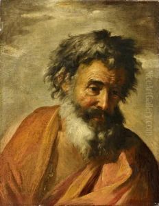 Study Of An Apostel by Pier Francesco Mola