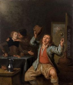 Le Joyeux Buveur by Jan Miense Molenaer