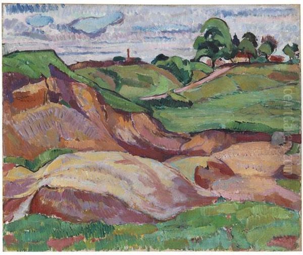 Hugellandschaft Mit Sandgrube Bei Ebersberg - view 1