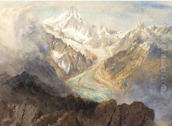 A scene in the Alps - view 1