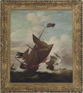 An English Royal Yacht by Peter Monamy