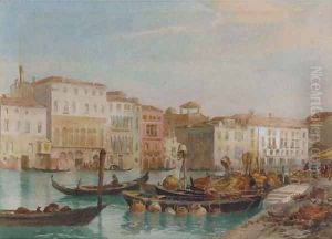 Shipping on the Lagoon, Venice by Richard Henry Wright