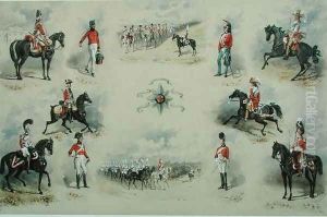 Uniforms of the 2nd Life Guards, 1884 by Reginald Wymer