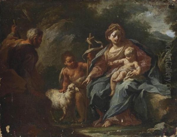 The Holy Family With The Infant Saint John The Baptist - view 1