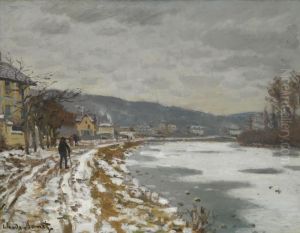 La Seine A Bougival by Claude Oscar Monet