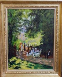 Parc Monceau, Paris by Claude Oscar Monet